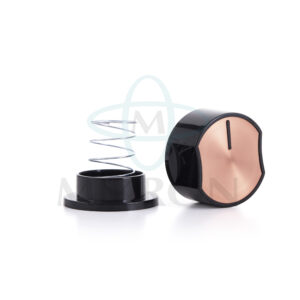 LARGE BOW TIE ROSE COLOR STAINLESS STEEL KNOB SET