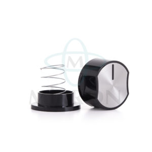BIG BOW TIE BLACK COLOR STAINLESS STELL KNOB SET