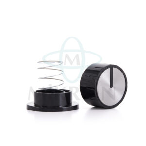 BIG POWER BLACK COLOR STAINLESS STEEL KNOB SET