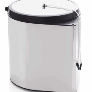 Trash can for kitchen cabinet interior