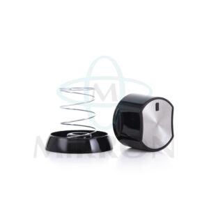 SMALL BOW TIE BLACK KNOB SET