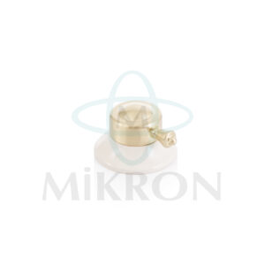 MIKRON TYPE WHITE GOLD RUSTIC KNOB
