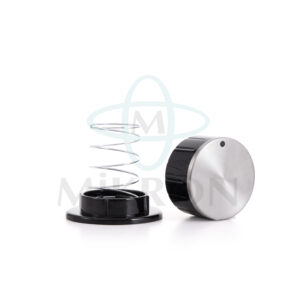 MS11 STAINLESS STEEL SHEET BLACK KNOB SET